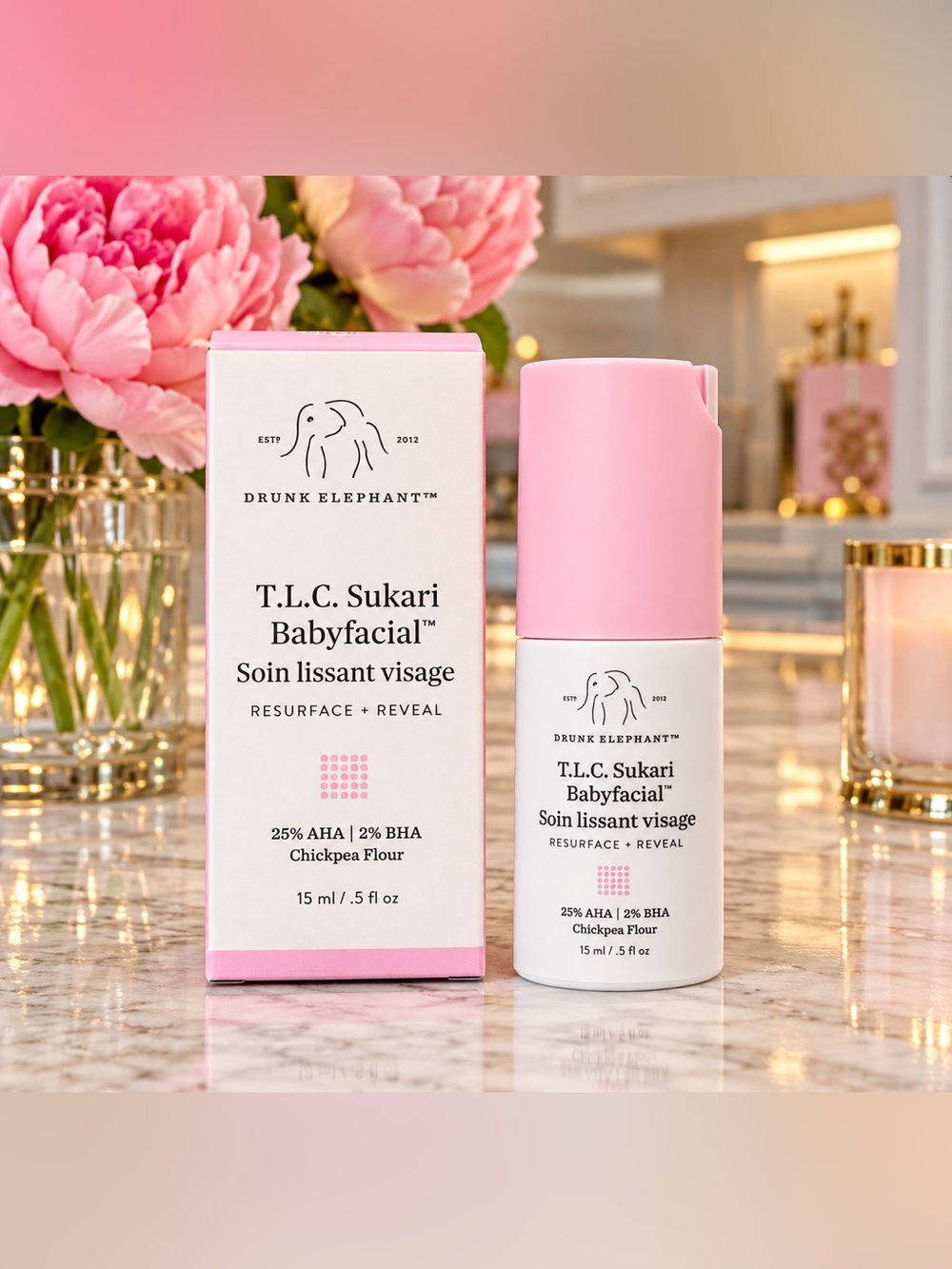 ✨ Drunk Elephant T.L.C. Sukari Babyfacial Mini 15ml | Brand New ✨